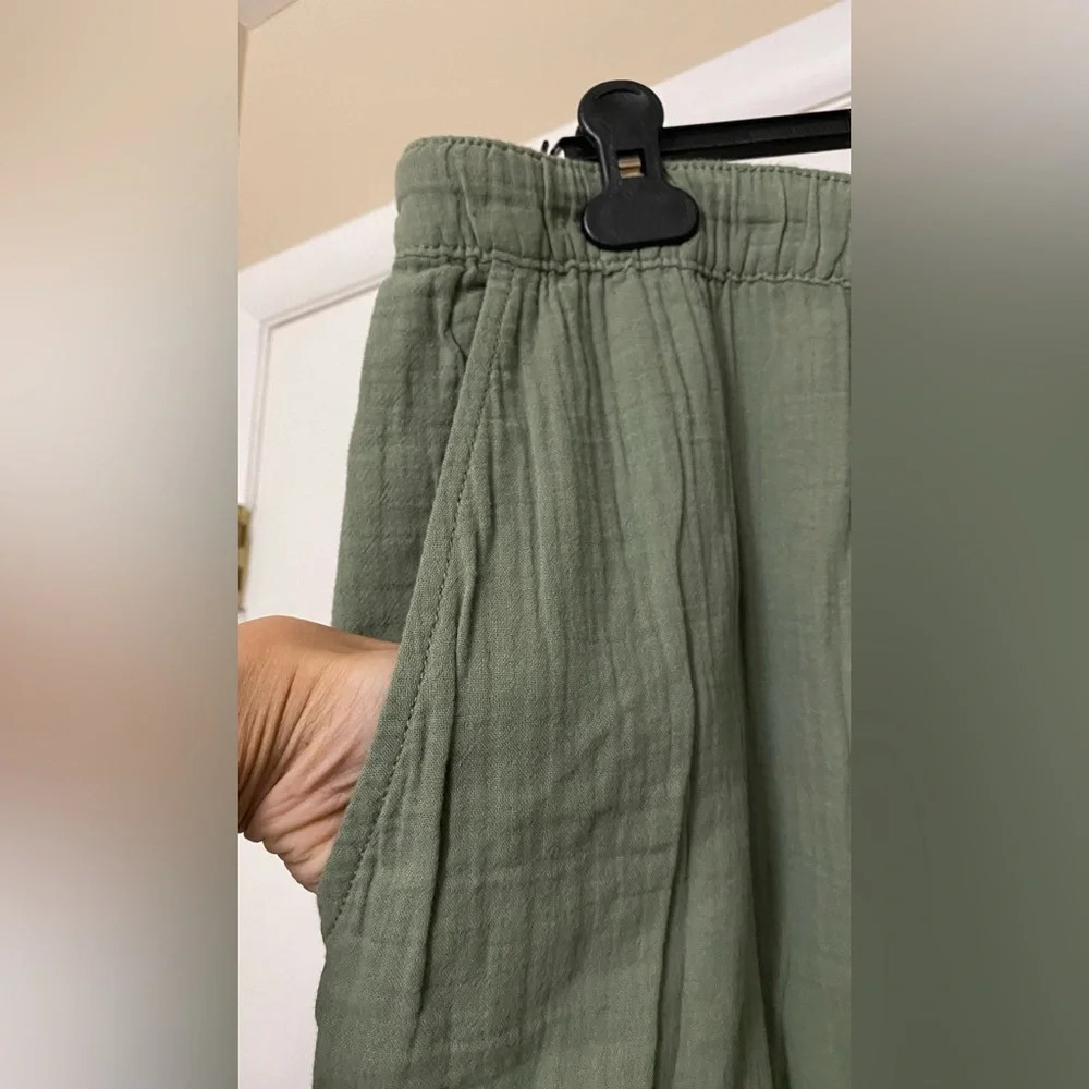 New Caslon Textured Cotton Pull-On Pants Size 2X - Picture 3 of 5